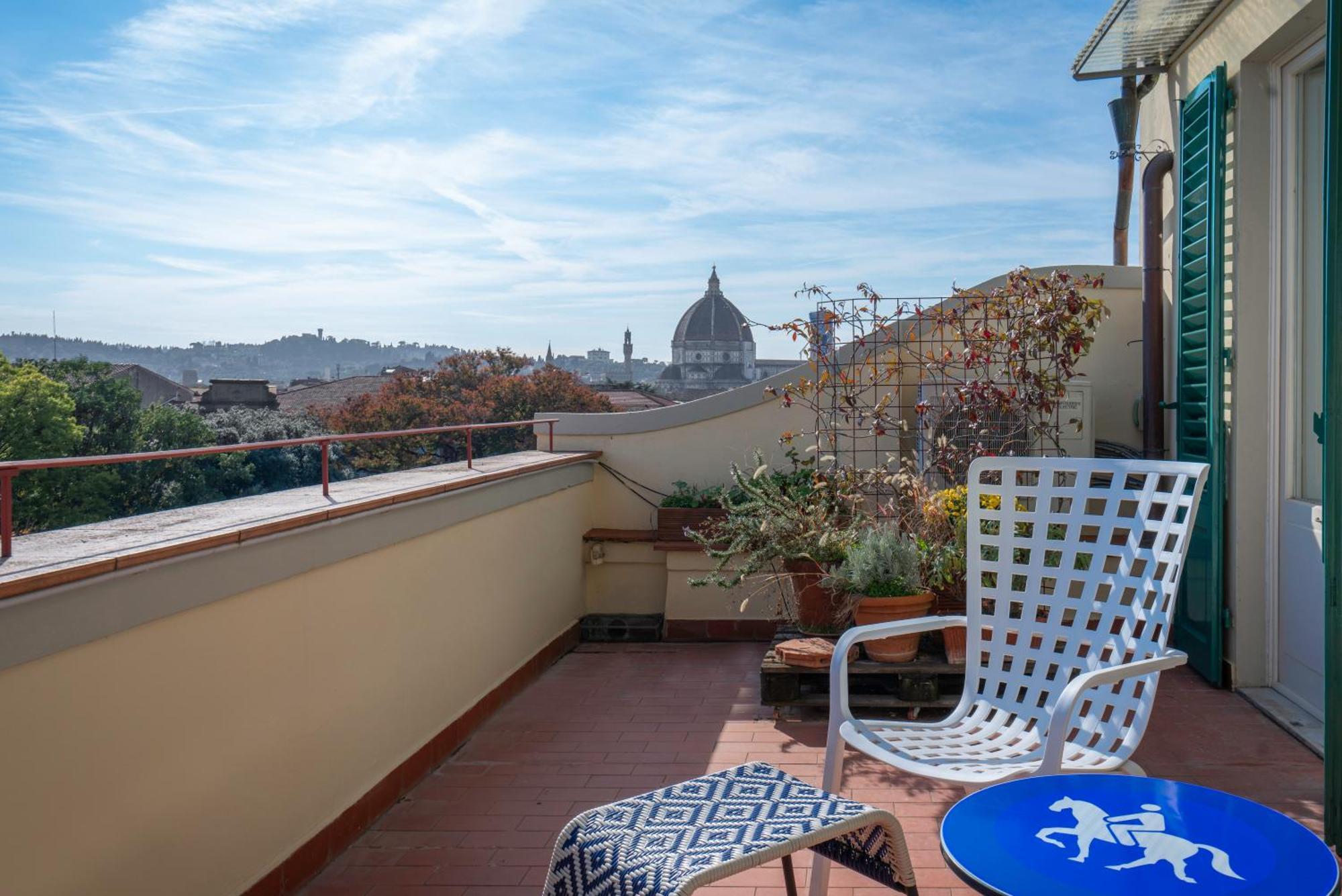 Orto Botanico With Terrace And Dome View Apartamento